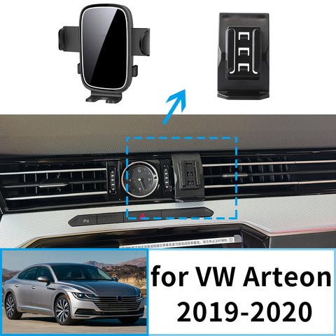 Wireless Charging Phone Mount for VW Arteon 2019–2020 Car Phone Holder CATUSIKI