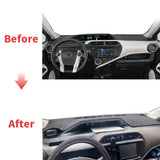 Custom Fit Dashboard Cover Pad for Toyota Aqua Prius C 2012 Dashboard Mat CATUSIKI