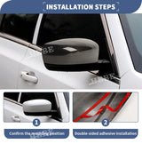 Mirror Cap Covers Carbon Fiber for Chrysler 300C 2011+ Car Interior Accessory HEBE