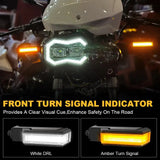 DRL Projection LED Turn Signals For BMW Motorcycle Car Interior Accessory ANGLELITE