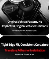 Original Leather Center Gear Shift Knob Cover Lever Shifter Boot Car Accessories For Geely Tugella/ Binyue / Preface / Borui GE
