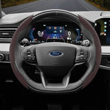 Segmented Suede Steering Cover for Ford Focus