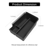 MG 4 MG4 2025+ Central Armrest Storage Box Stowing Tidying Car Tray ABS Organizer Accessories Black Central Armrest Storage B