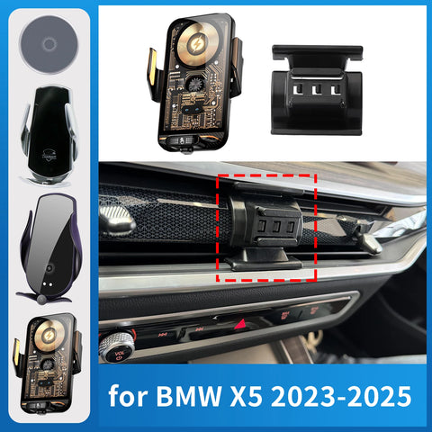 GPS Charging Navigation Mount for BMW X5 2023-2025 Car Interior Accessory CATUSIKI