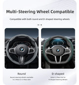 Breathable Leather Wheel Cover for BMW Models