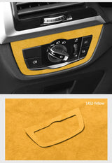 BMW X3 G01 X3 G08 X4 G02 Car Headlight Switch Control Panel Trim Frame Sticker