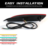 Rear Bumper Reflector Lights for Mazda CX5 2022 Car Interior Accessory MAGIC COLORM