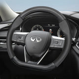 Matte Carbon Fiber Texture Cover for Infiniti Q50 Car Interior Accessory Hocasen