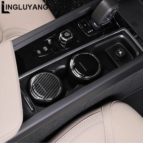 Ceramic Lined Car Ashtray for Volvo XC60 2018-2026 Car Interior Accessory LINGLUYANG