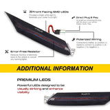 Smoked LED Side Marker for Mazda RX-8 2004-2008 Car Interior Accessory iJDM