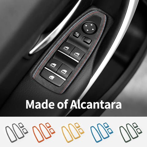 For BMW F20 F21 F30 F34 Door Window Switch Lifter Panel Frame Trim Sticker Car Interior Accessory OEM
