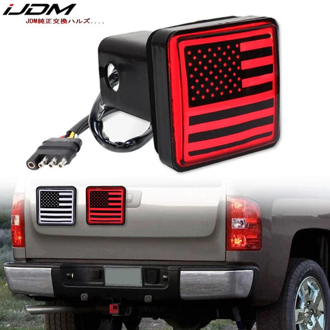 2-Inch LED Hitch Receiver Light for Trucks and SUVs Car Interior Accessory iJDM