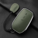 Leather 3 Button Car Key Case Cover for Toyota Sequoia