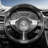 Carbon Fiber Steering Wheel Cover for Nissan Models
