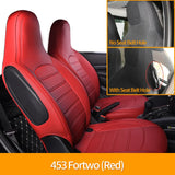 Leather Car Seat Covers for Smart Fortwo 453 Models