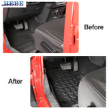 Waterproof TPE Floor Mats for Jeep Wrangler JK 2007-2017 Car Interior Accessory Generic