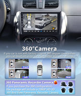 2K QLED Android 15 Multimedia Head Unit for Suzuki SX4 2006-2013