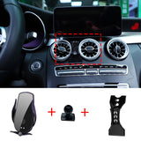 Wireless Charging Magnetic Phone Holder for Benz C-Class 2015–2021