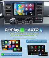 9-Inch QLED Android Head Unit for VW Caravelle 6 T6 2015–2020 Android Head Unit RSNAVI