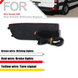 Rear Bumper LED Reflector Light for Mercedes Sprinter Car Interior Accessory iJDM