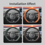 Perforated Leather Steering Cover for Vinfast Models Car Interior Accessory Hocasen