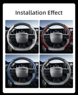 Carbon Fiber Steering Wheel Cover for Lancia Ypsilon