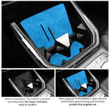 For BMW X3 G48 G45 (2025-) Console Cup Holder Wirless Charging Pad Protection Cover Trim Stickers Car Interior Tuning Accesso