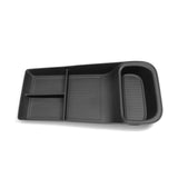 Polestar 4 2023 2024 Car Central Storage Box Center Console Lower layer Tray Organizer Accessories Tidying BLACK