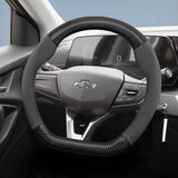 Suede Matte Carbon Fiber Wheel Cover for Chevrolet Tahoe Car Interior Accessory Hocasen