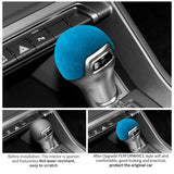 Made of Alcantara For Audi A3 Q2 S3 TT Sport Gear Shift Knob Boot Cover Decorative Trim Sticker Car Interior Tuning Accessori