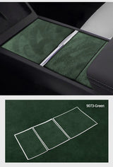 For Tesla Model 3 (2024-) Model Y(2025-) Center Console Panel Trim Sticker Anti Scratch Car Interior Accessory Made of Alcantara