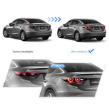 LED Tail Lights with Dynamic Welcome for Mazda3 2019-22 Car Interior Accessory Vland
