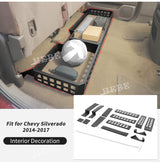 Rear Seat Storage Rack for Chevy Silverado 2014+ Car Interior Accessory HEBE