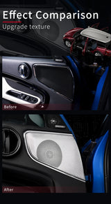 Stainless Steel Speaker Trim for MINI F60 Countryman Car Interior Accessory GMUNI