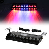 Universal 9 LED Strobe Warning Light Dashboard