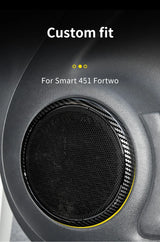 3D Decor Speaker Cover Trim for Smart Fortwo Car Interior Accessory GMUNI