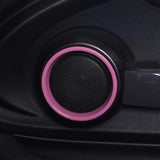 Door Speaker Trim Ring Covers for Mini Cooper F55 F56 Car Interior Accessory GMUNI