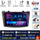 2K QLED Android 15 Multimedia Player for Mazda 3 2004–2013