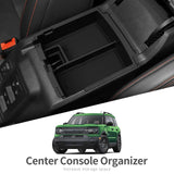 Smabee for Ford Bronco 4Door 2025+ Center Armrest Storage Box Double Layered Car Tray Car Interior Accessory Smabee