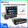 Universal 1Din Retractable Screen Car MP3 Player
