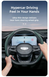 Breathable Leather Cover for Geely D-Shaped Wheel