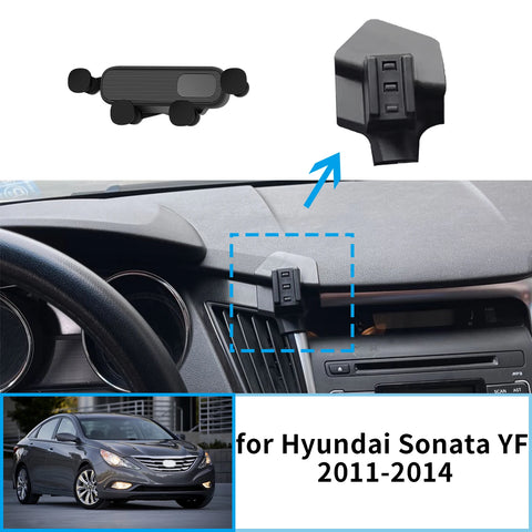 Wireless Fast Charging Phone Holder for Hyundai Sonata 2011–2014 Car Phone Holder CATUSIKI