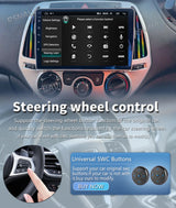 2K QLED Android Head Unit for Hyundai i20 PB 2008-2014