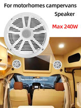 6.5inch 240W Flush Mount Marine Speakers for ATV UTV Boats Car Speaker OEM