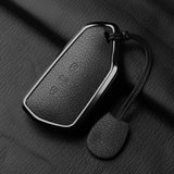 Leather Car Key Case Cover For Volkswagen Golf 8 MK8 ID.3 ID.4 Cupra Skoda Octavia A8 SEAT Leon MK4 2020 2021 Formentor Tarraco
