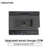 15W Wireless Charger Pad for Mercedes Benz W177 GLA Car Interior Accessory LINGLUYANG