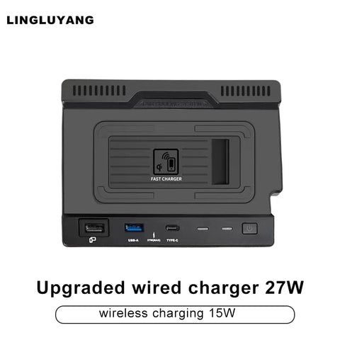 15W Wireless Charger Pad for Mercedes Benz W177 GLA Car Interior Accessory LINGLUYANG