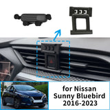 Smart Wireless Fast Charging Phone Holder for Nissan Sunny 2016-2023 Car Phone Holder CATUSIKI