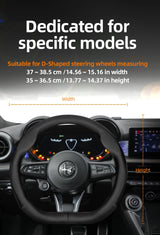 Ultra-Thin Breathable Steering Wheel Cover for Alfa Romeo Car Interior Accessory Hocasen