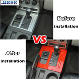 Gearshift Panel Trim Cover for Dodge Nitro 2007-2012 Car Interior Accessory HEBE